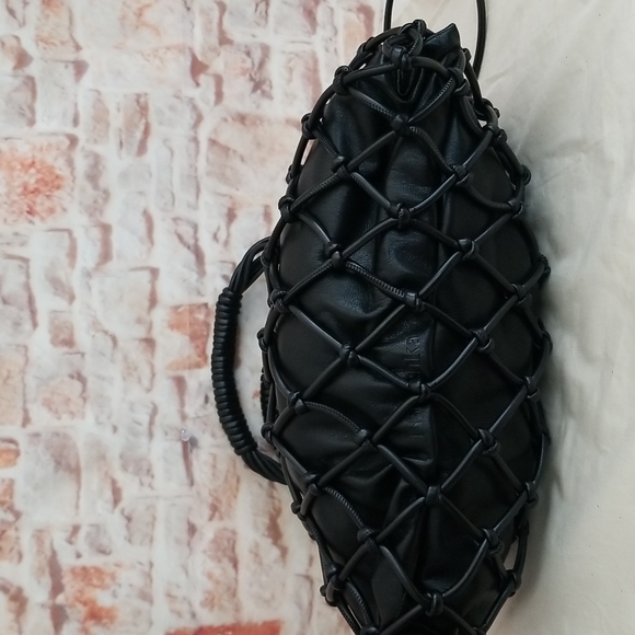 New Nanushka Naiya Net Faux-Leather Bag - Picture 8 of 15